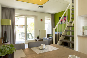 Huisjes 2-4-persoons, vakantiepark Molendal, geschakeld - kleine woonkamer